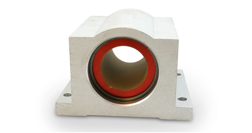 P (Inch) Closed PTFE coated self-lubricating pillow blocks
